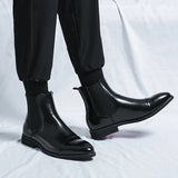 Stylowe Buty Męskie Eleganckie o Klasycznej Formie i Stabilnym Obcasie