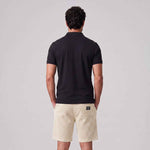 Lekkie szorty męskie slim fit na lato z kontrastowym sznurkiem