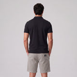 Lekkie szorty męskie slim fit na lato z kontrastowym sznurkiem