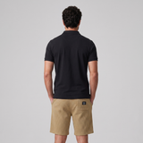 Lekkie szorty męskie slim fit na lato z kontrastowym sznurkiem