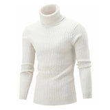 Stylowy sweter męski z golfem w kilku wariantach kolorystycznych