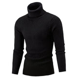 Stylowy sweter męski z golfem w kilku wariantach kolorystycznych