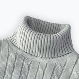 Stylowy sweter męski z golfem w kilku wariantach kolorystycznych