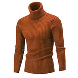 Stylowy sweter męski z golfem w kilku wariantach kolorystycznych