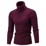 Stylowy sweter męski z golfem w kilku wariantach kolorystycznych