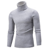 Stylowy sweter męski z golfem w kilku wariantach kolorystycznych