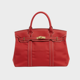 Efektowna torebka damska typu tote z eleganckim wykończeniem