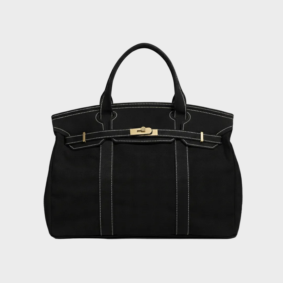Efektowna torebka damska typu tote z eleganckim wykończeniem