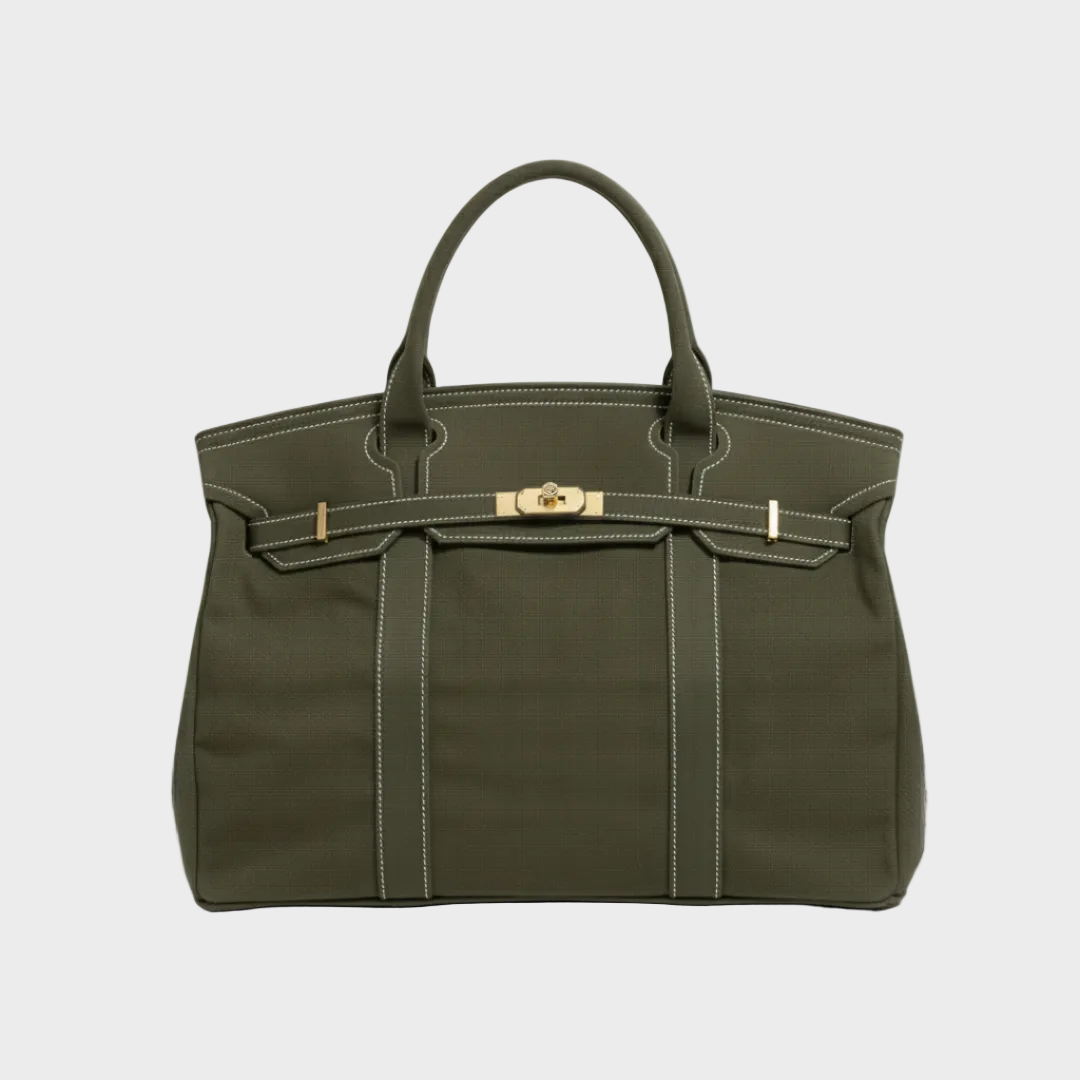 Efektowna torebka damska typu tote z eleganckim wykończeniem