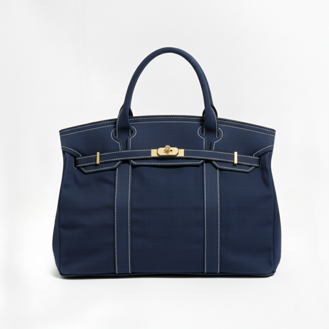 Efektowna torebka damska typu tote z eleganckim wykończeniem