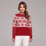 Wyjątkowy sweter bożonarodzeniowy damski w stylu Fair Isle