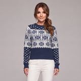 Wyjątkowy sweter bożonarodzeniowy damski w stylu Fair Isle