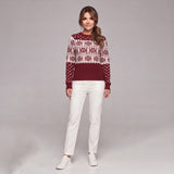 Wyjątkowy sweter bożonarodzeniowy damski w stylu Fair Isle