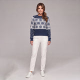 Wyjątkowy sweter bożonarodzeniowy damski w stylu Fair Isle