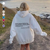 Stylowa Bluza Damska Oversize z Kapturem i Modnym Nadrukiem