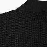 Stylowy sweter męski na zamek z eleganckim kołnierzykiem polo