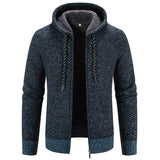 Stylowy sweter męski z kapturem na chłodne dni