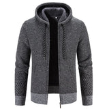 Stylowy sweter męski z kapturem na chłodne dni