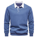 Ponadczasowy sweter polo męski z klasycznym kołnierzykiem