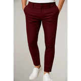 Stylowe Spodnie Męskie Slim Fit z Klasycznym Zapięciem