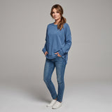 Wyjątkowo uniwersalna bluza damska oversize o luźnym fasonie