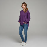 Wyjątkowo uniwersalna bluza damska oversize o luźnym fasonie