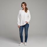 Wyjątkowo uniwersalna bluza damska oversize o luźnym fasonie