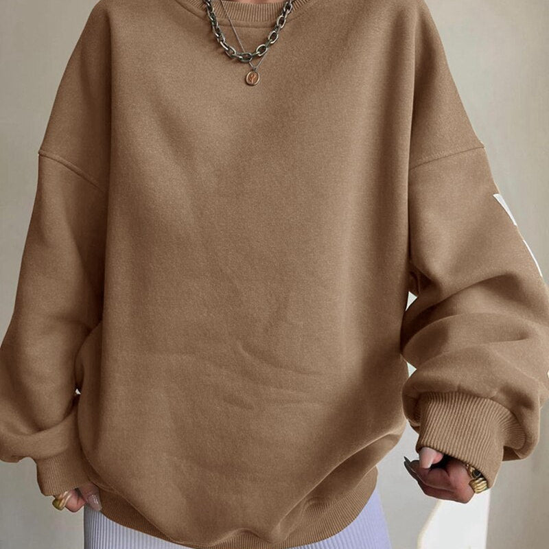 Stylowa Bluza Damska Oversize z Dużymi Napisami College