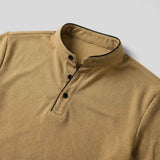 Elegancka koszulka polo męska ze stójką i krótkim rękawem