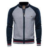 Elegancki Sweter Męski Rozpinany z Klasycznym Krojem