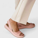 Stylowe sandały damskie na koturnie z odkrytymi palcami