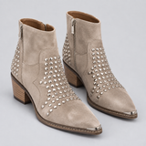 Stylowe Botki Damskie Western z Noskiem w Szpic