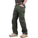 Męskie spodnie outdoorowe cargo z profilowanymi kolanami