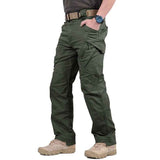 Męskie spodnie outdoorowe cargo z profilowanymi kolanami